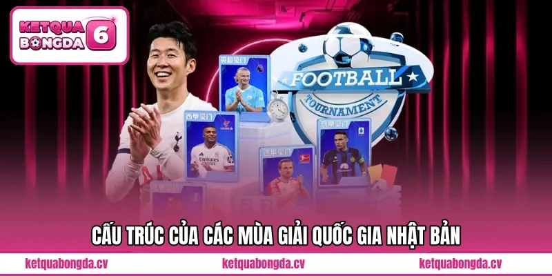 Cấu trúc của các mùa giải quốc gia Nhật Bản